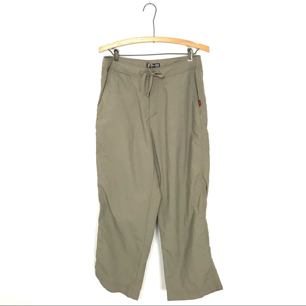 REI Nylon Hiking Pants Slit Back Detail Beige B8